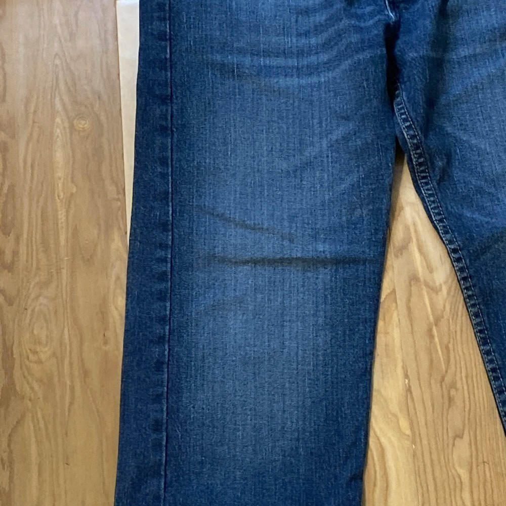Levis 505 Blue Jeans Mens Regular Fit Straight Leg 36 X 30 - Picture 7 of 16